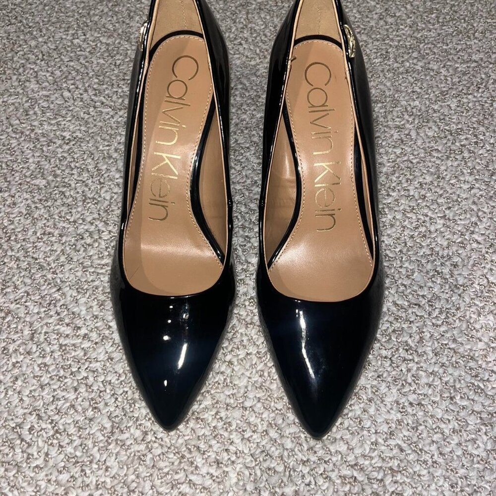 Calvin Klein Women's Black Courts